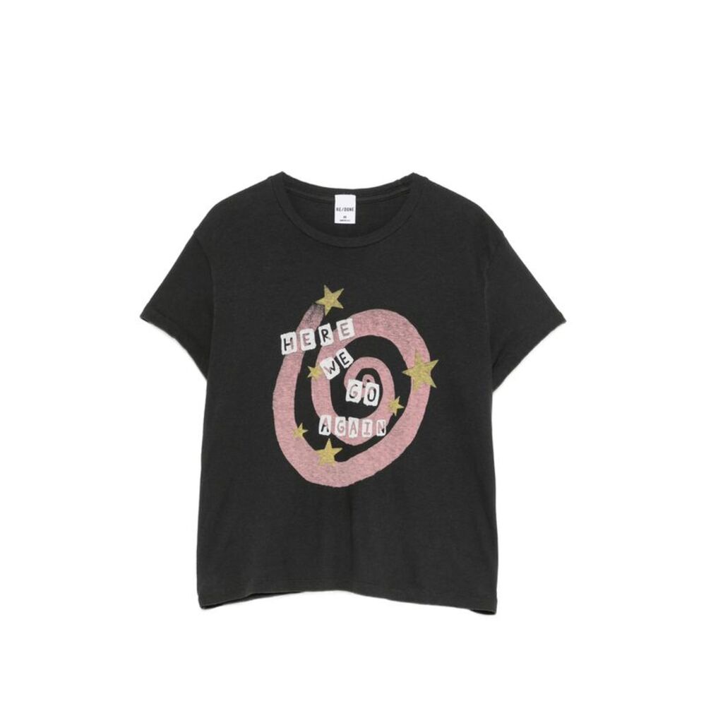 Re/Done Black Tops - T-Shirts & Jerseys Women